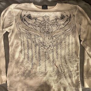 MMA-Elite white Longsleeve sz M